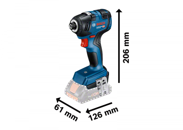 Akumulatorowa zakrętarka udarowa Bosch GDR 18V-200