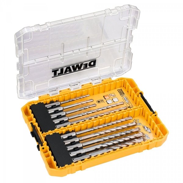 10-elementowy zestaw do wiercenia w murze DeWALT DT70753 Extreme SDS Plus 