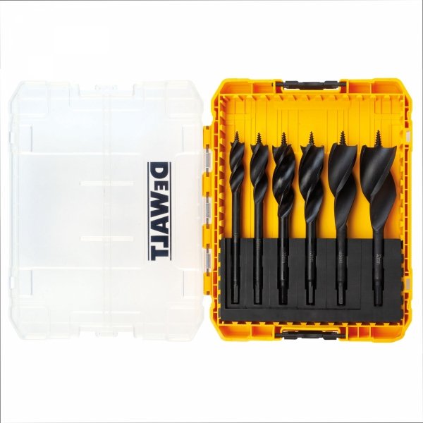 Samowiercące wiertła spiralne do drewna DeWALT DT90238 6 sztuk