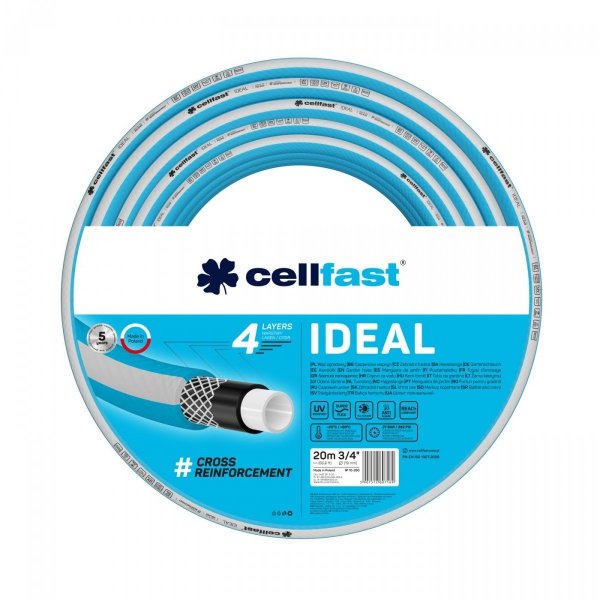 Zestaw zraszający Cellfast IDEAL 10-280 wąż 1/2&quot; 20m + zraszacz + szybkozłącza + przyłącze