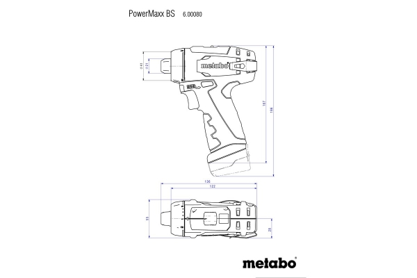 Wkrętarka Metabo PowerMaxx BS Basic 600080500