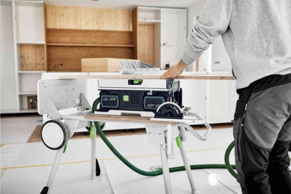 Akumulatorowa stołowa pilarka tarczowa Festool CSC SYS 50 EBI-Basic 576820