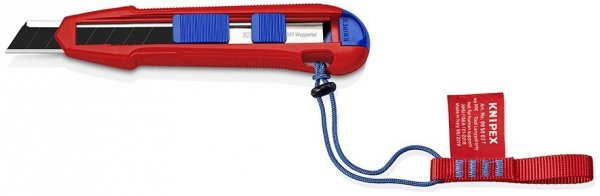 Nóż z odłamywanym ostrzem Knipex CutiX 90 10 165 BK