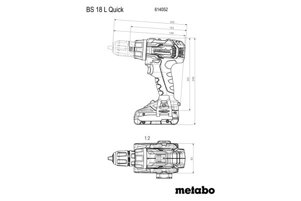 Wkrętarka udarowa Metabo SB 18 L Quick (614054500)