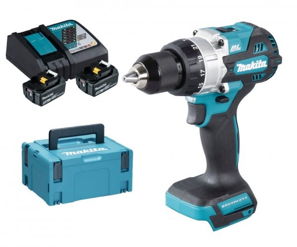 Wiertarko wkrętarka udarowa Makita DHP486RTJ 18V 2x5.0Ah