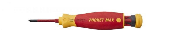 Wkrętak z wymiennymi końcówkami VDE Wiha PocketMax electric 45296
