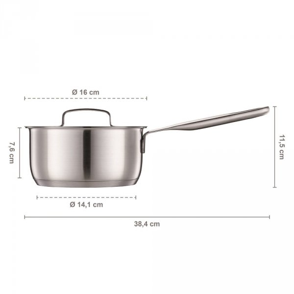 Rondel Fiskars All Steel z pokrywką 1,5L 1064750