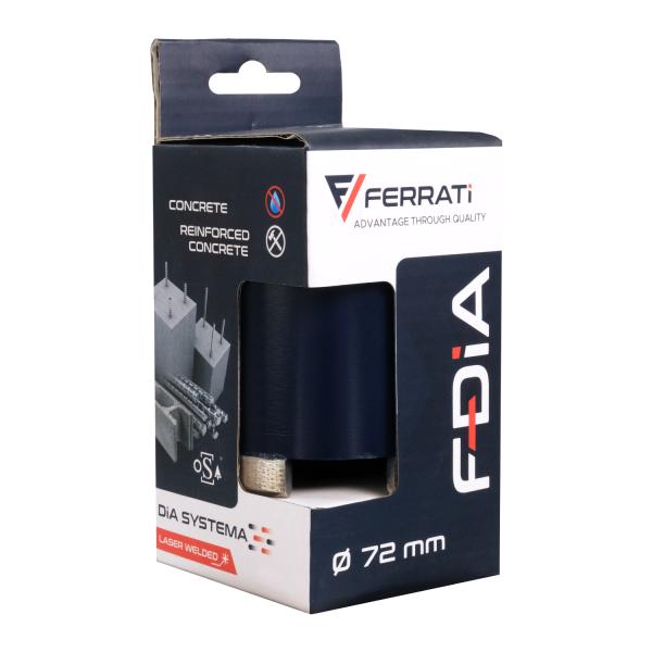 Wiertło diamentowe 72mm SDS+ F-DIA 72  FERRATI F40147