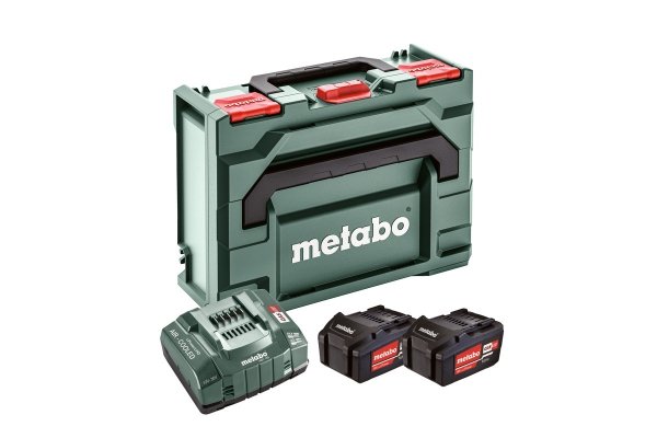 Zestaw zasilający Metabo 2x5.2 Ah Akumulatory + ładowarka ASC 30-36 V 685065000