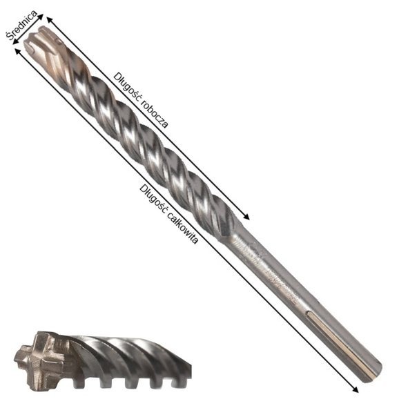 Wiertło do betonu NEMESIS SDS-Max Makita B-19928 14x340mm