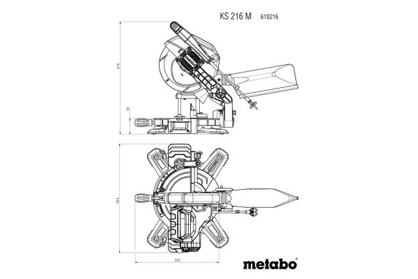 Ukośnica Metabo KS 216 M 610216000