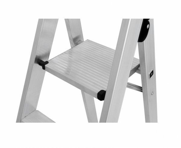 Drabina wolnostojąca ze stopniami i wysokim pałąkiem nośność do 225 kg Krause STABILO 1X3   135018