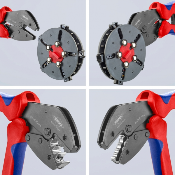 Szczypce do zagniatania z magazynkiem wymiennym Knipex 97 33 02