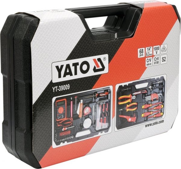 Zestaw Narzędzi dla elektryków Yato 68 cz. YT-39009