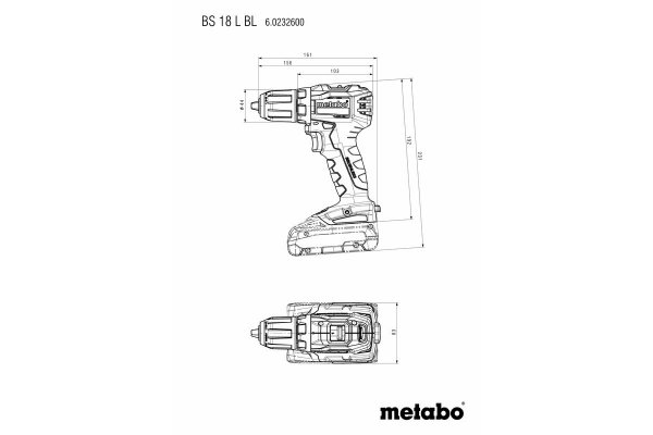 Wkrętarka Metabo BS 18 L BL (602326500)