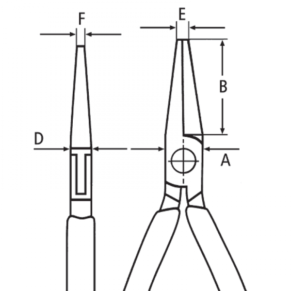 Szczypce dla elektroników Knipex 35 22 115