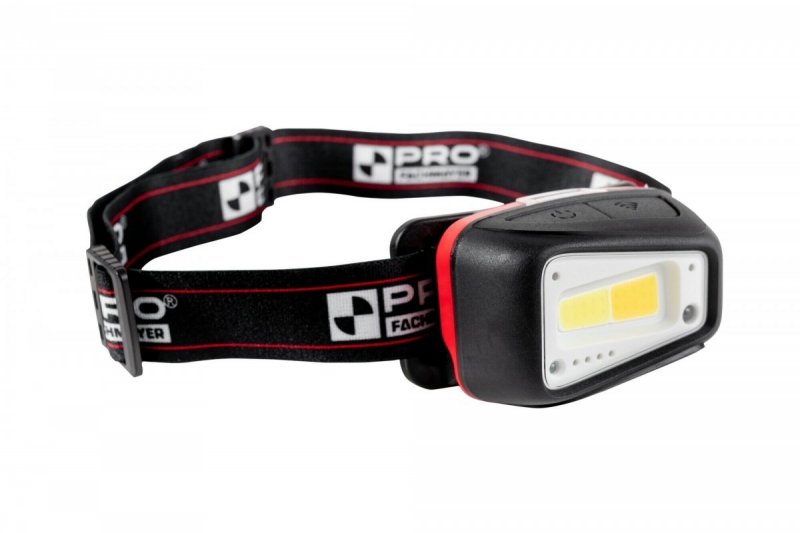 Akumulatorowa latarka czołowa z czujnikiem ruchu PRO LD106 - Narzędzia