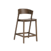 Muuto COVER BAR Hoker - Krzesło Barowe 96 cm Ciemnobrązowe