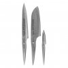 Chroma TYPE 301 HM Nóż Santoku, Nóż do Plastrowania, Nóż do Obierania - Zestaw 3 Noży