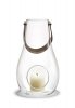 Holmegaard DESIGN WITH LIGHT Lampion - Świecznik Transparentny 29 cm