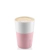 Eva Solo CAFFE Kubki do Kawy Latte 360 ml 2 Szt. Różowe