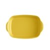 Emile Henry NATURAL CHIC Prostokątna Forma - Naczynie do Zapiekania 36,5x23,5 cm / Żółte
