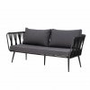 Bloomingville PAVONE Sofa Ogrodowa / Czarna