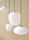 Hübsch MUSE Lampa Wisząca 25 cm / Klosz Biały