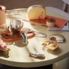Georg Jensen MONEYPHANT Stalowa Skarbonka Słonik / Różowa
