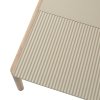 Muuto COUPLE Stolik Kawowy z Ceramicznym Blatem 84x80 cm / Jasny Dąb - Blat Gładki Taupe