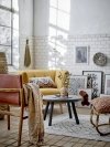 Bloomingville MILOS Drewniany Stolik Kawowy 70 cm / Czarny