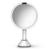 simplehuman SENSOR Lustro Kosmetyczne do Makijażu - Powiększające, z Podświetleniem / Białe