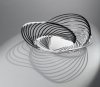 Alessi TRINITY Kosz na Owoce 43 cm - Stalowy