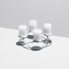 Georg Jensen SEASON Świecznik Czteroramienny ze Stali Polerowanej