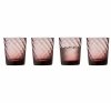 Lyngby Glass VIENNA Szklanki Niskie 300 ml 4 Szt. / Różowe