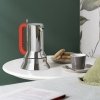 Alessi 9090 Kawiarka - Zaparzacz do Espresso 150 ml Manico Forato - Edycja Limitowana 100-Lecie Alessi