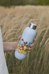 Stelton KEEP COOL Stalowa Butelka do Wody 750 ml MUMINKI Niebieska / Camping