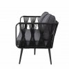 Bloomingville PAVONE Sofa Ogrodowa / Czarna