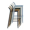 Muuto LINEAR Krzesło Barowe Ogrodowe - Hoker 75 cm / Szary