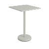 Muuto LINEAR Kwadrat Ogrodowy Stolik Kawowy 70 cm / Wys. 105 cm / Szary