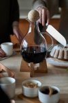 Sagaform NATURE Zestaw do Grzanego Wina / Herbaty - Szklany Dzbanek 1,8 l z Podgrzewaczem