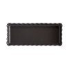 Emile Henry NATURAL CHIC Ceramiczna Forma do Tarty 36 cm Prostokątna - Czarna