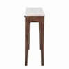Bloomingville HAUGE Drewniana Konsola z Marmurowym Blatem