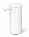 Simplehuman SENSOR Stalowy Automatyczny Dozownik do Mydła, Płynu, Żelu Antybakteryjnego - Akumulatorowy 266 ml Biały