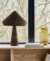 Villa Collection ALK Tekturowa Lampa Stołowa / Brązowa