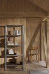 Kristina dam studio FOLDABLE Regał Stalowy 180 cm / Srebrny