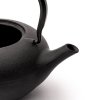 Bredemeijer SHANXI Dzbanek Żeliwny - Zaparzacz do Herbaty 1 l Czarny + 2 Porcelanowe Czarki