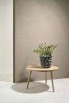 Villa Collection SCANDI Okrągły Stolik Dębowy 70 cm Bielony