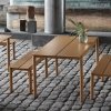 Muuto LINEAR Ławka Ogrodowa / Stalowa 110 cm Pomarańczowa