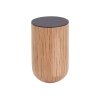 Andersen Furniture CONTRAST Dębowy Wieszak Ścienny 3 cm 2 Szt. / Czarny